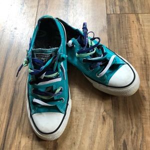 Teal Slip-on Converse